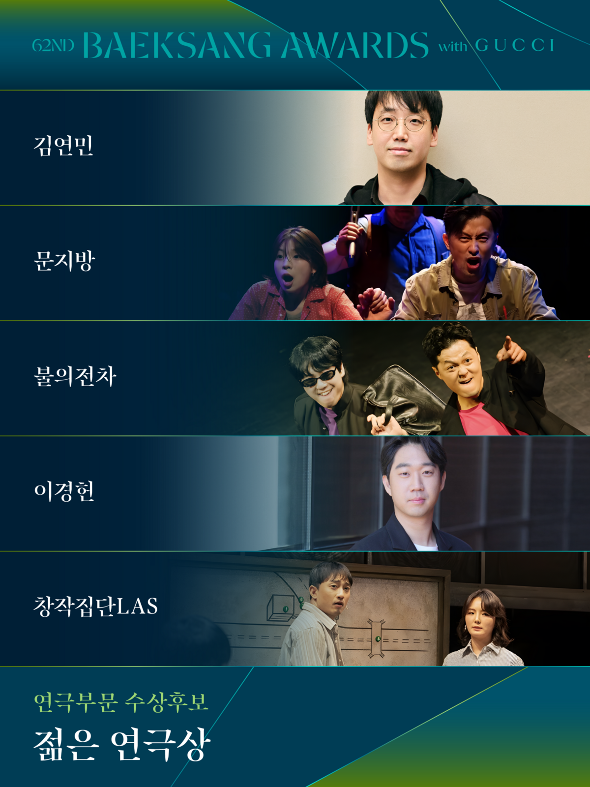 연극 부문 후보 공개 / 이미지 출처: HLL