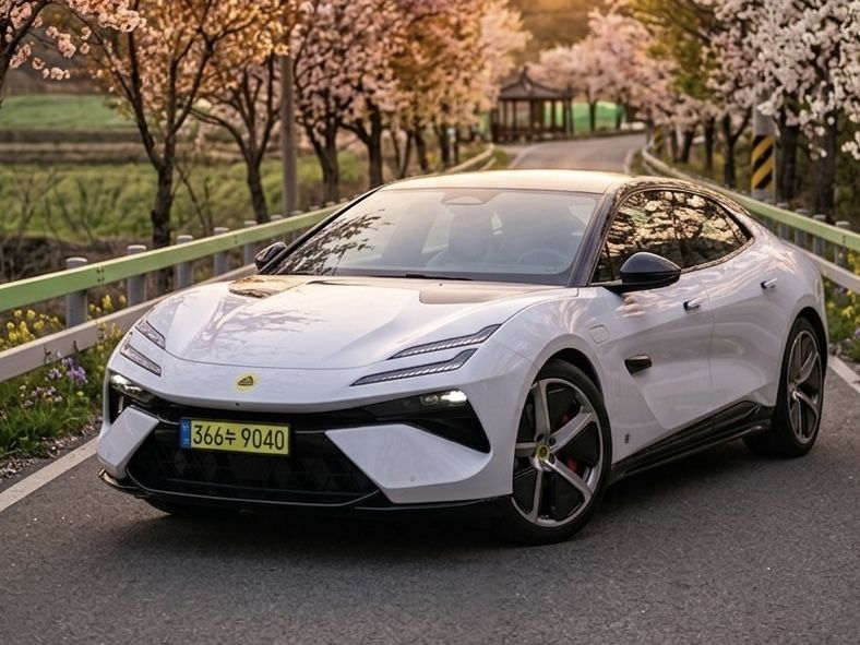 붉은 노을이 내려앉은 저녁 드라이브 / 이미지 출처: 필자 촬영