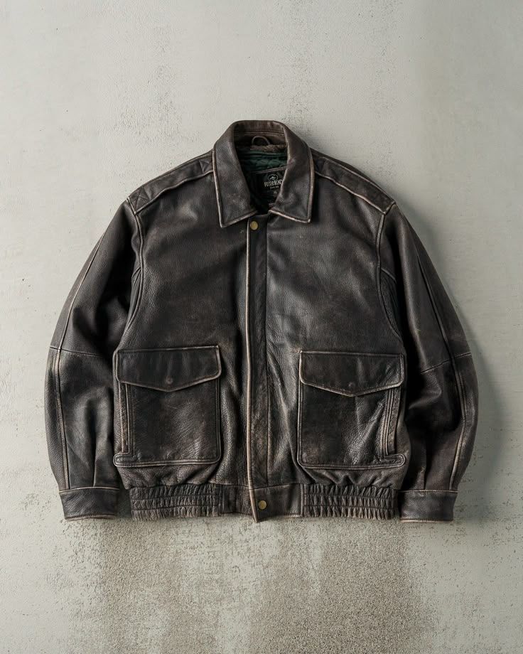 에이징 된 레더자켓 / 이미지 출처: 핀터레스트