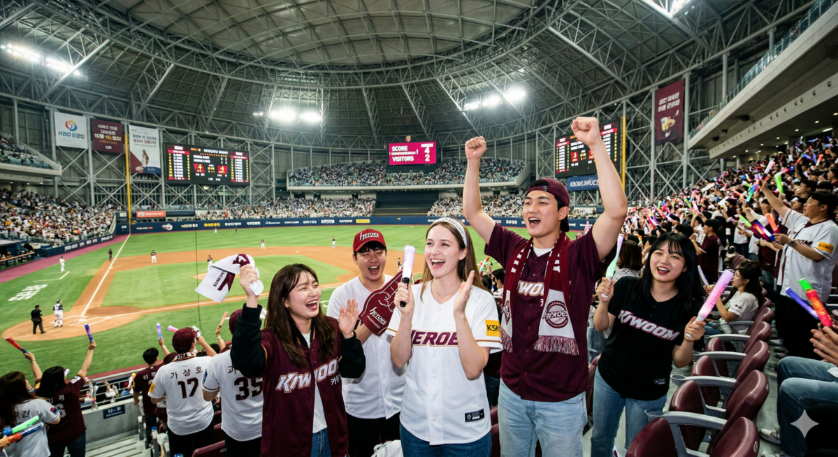 본문 내용을 기반으로 만든 야구장에 간 커플 AI 이미지 / 이미지 출처: 제미나이