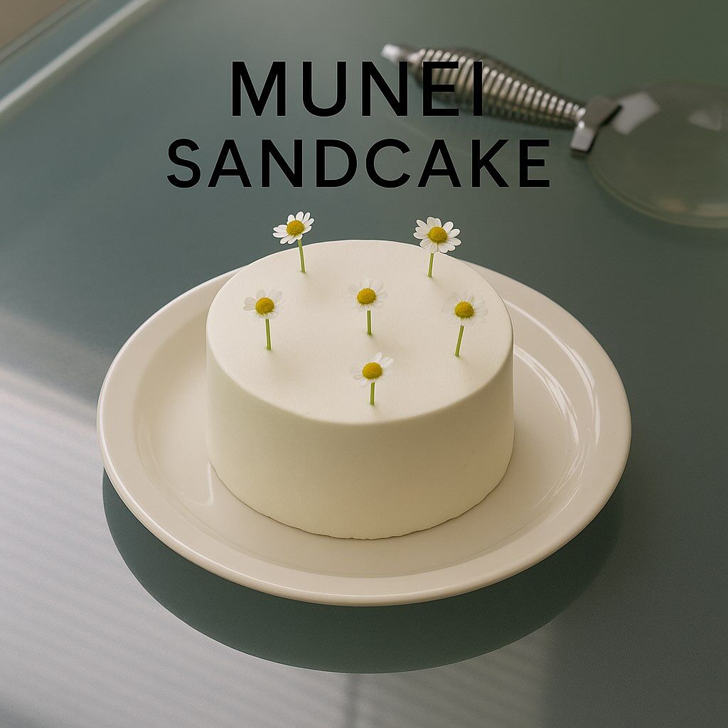 얼핏 보기에 평범한 생크림 케이크 같은 비주얼이다. / 출처: 무네이 카페 인스타그램