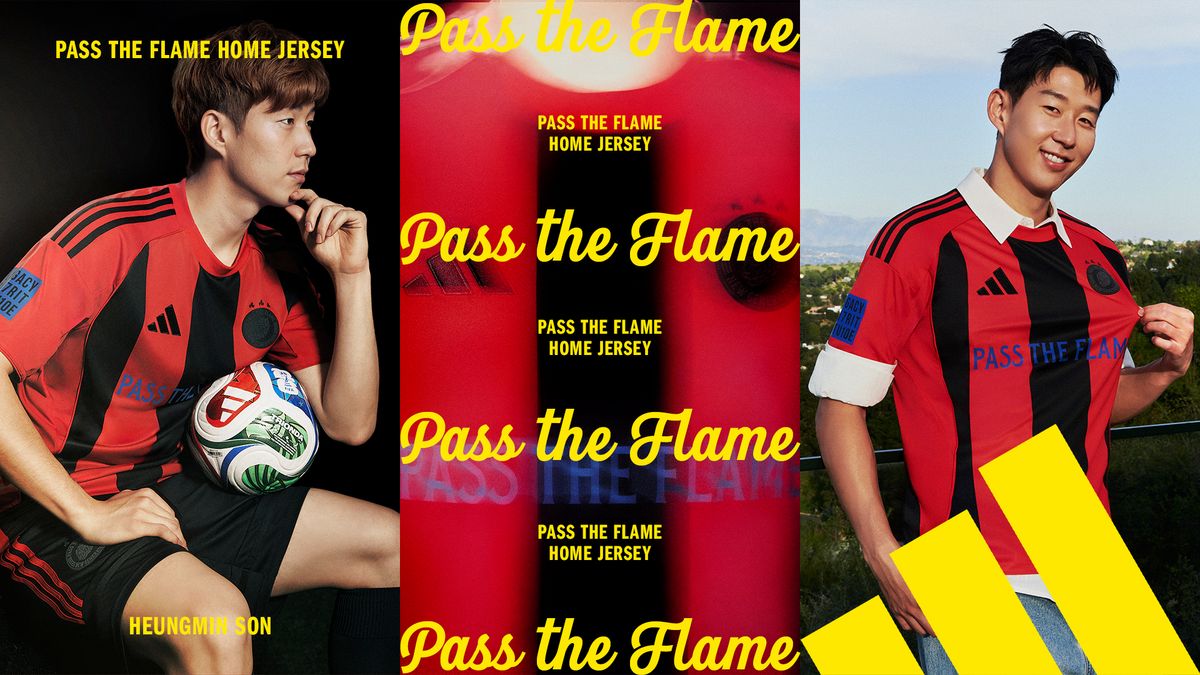 ‘PASS THE FLAME’ 캠페인에 등장한 손흥민의 모습. / 이미지 출처: 아디다스
