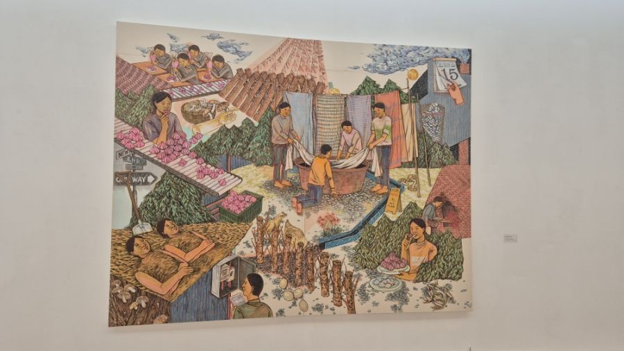 조민아 작가의 그림 / 이미지 출처: 필자 촬영