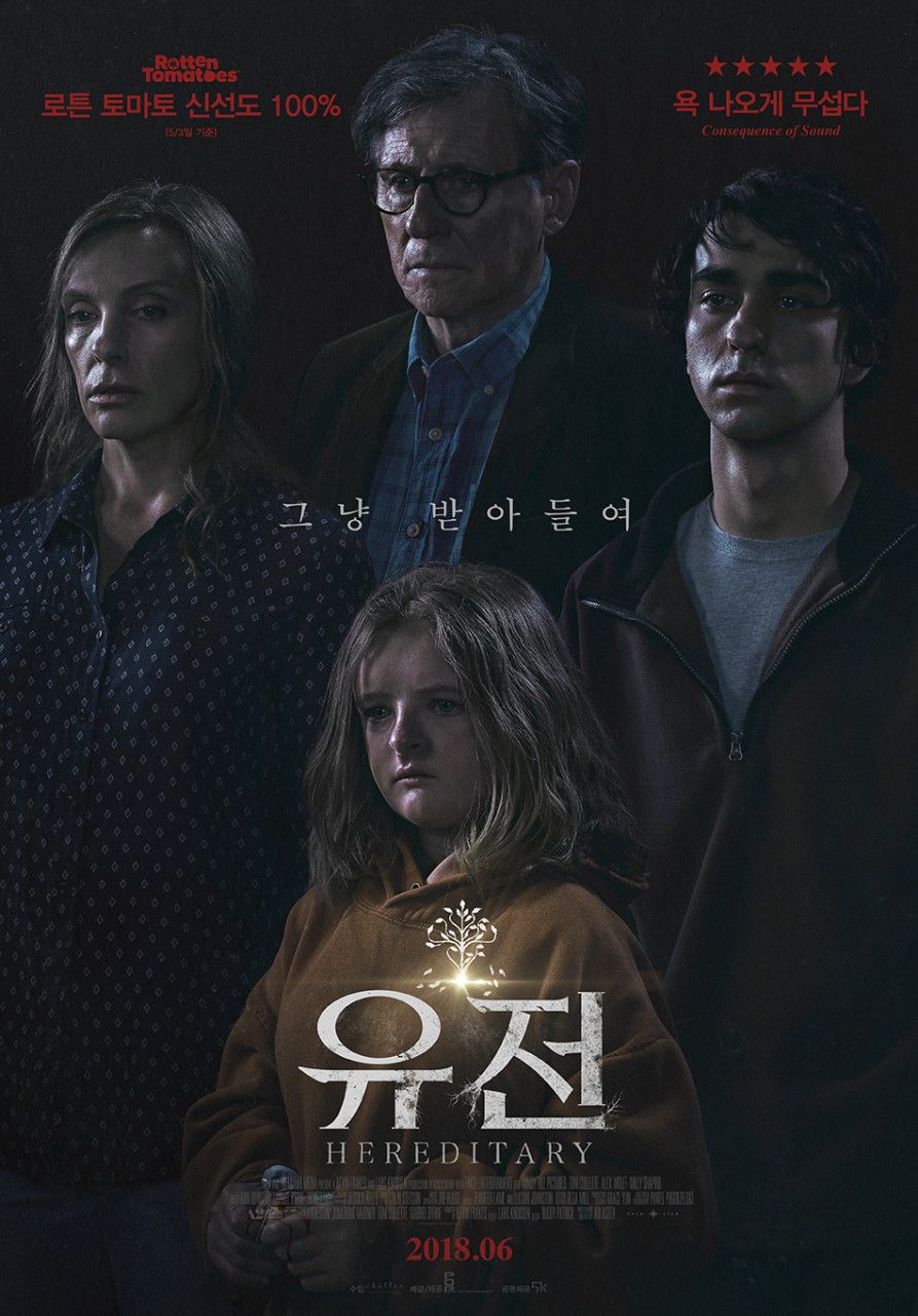 토니 콜렛의 압도적인 연기와 불길한 가족 서사로 A24 호러의 인상을 강하게 남긴 작품이다. / 출처: 네이버 영화