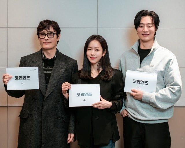 '코리언즈'에 출연을 확정지은 이병헌 한지민 이희준/ 출처: 디즈니+코리아