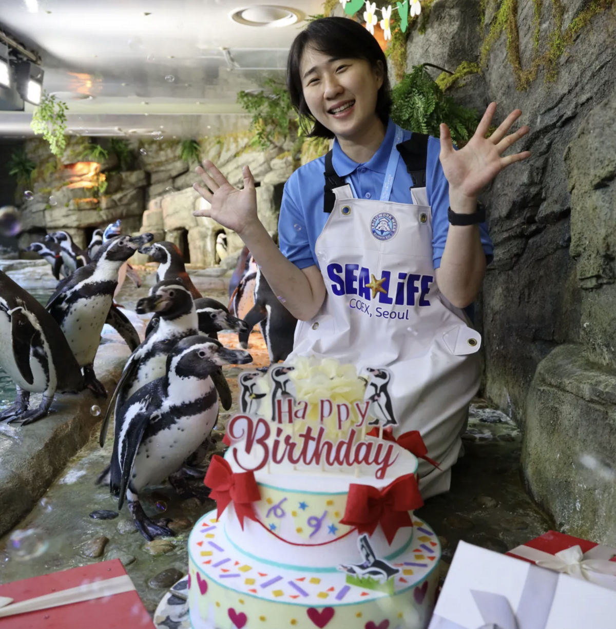 방문객에도 특별한 행사인 해양생물 생일 파티 예시 / 이미지 출처 : 코엑스 아쿠아리움 공식 홈페이지