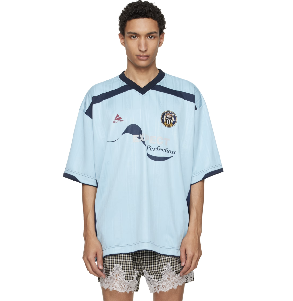 blue football jersey