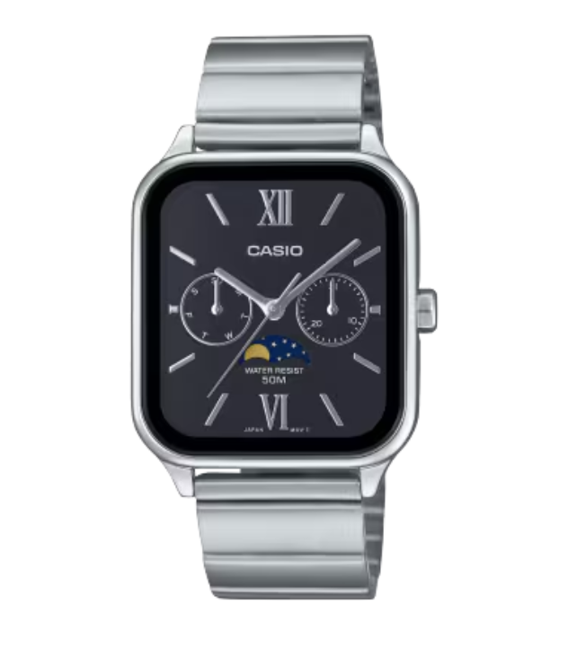 카시오(CASIO) 스퀘어 문페이즈 메탈 시계 (MTP-M305D-1A2V) / 이미지 출처: 카시오 홈페이지