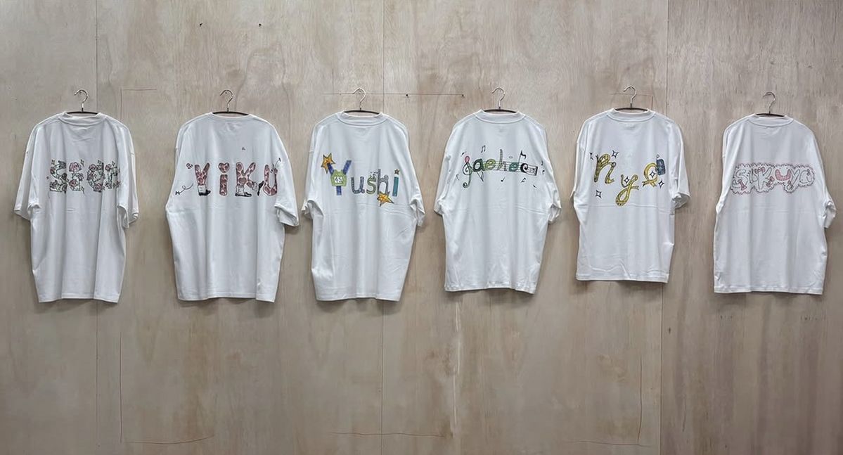 의상 디자이너 미미쨩(mimichan)의 티셔츠 작업 노트 이미지 / 이미지 출처 : 인스타그램 @mimichan.nyan 