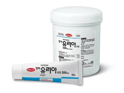 거칠어진 피부 세포를 유연하게 만드는 우레아 크림(20% 농도) / 이미지 출처: 약학정보원