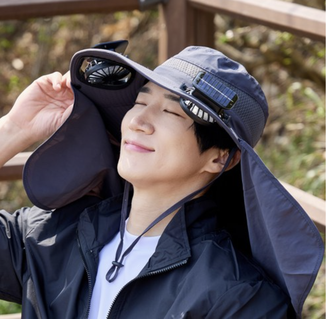 선풍기모자