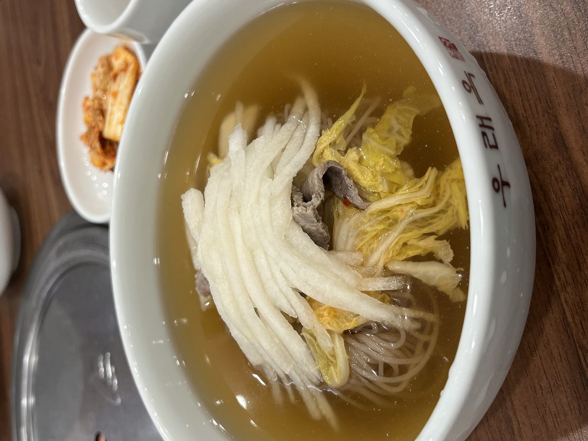 우래옥의 평양냉면 / 이미지 출처: 필자 촬영
