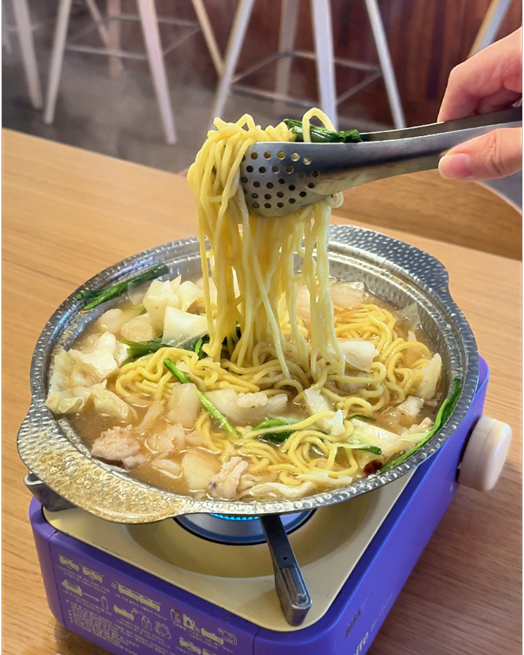 짬뽕면을 추가한 모츠나베 / 출처: eee