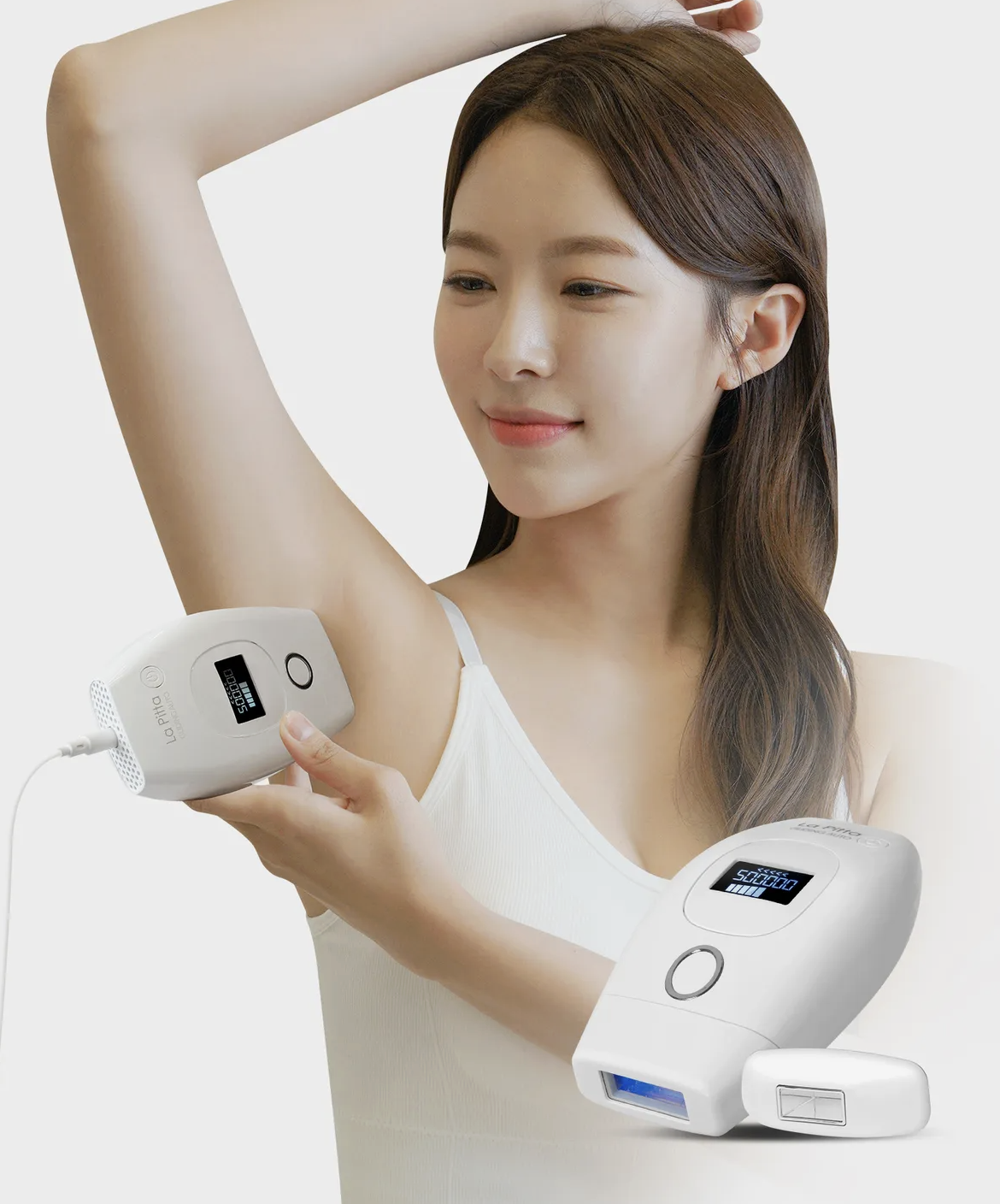 기기 작동 모드를 한 눈에 볼 수 있는 라피타의 레이저 제모기기 / 이미지 출처: 무신사