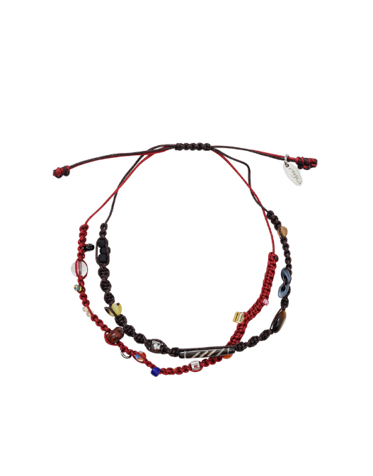 아조바이아조 Wabisabi Knot Layered Bracelet (RED) / 이미지 출처: 아조바이아조 공식 홈페이지