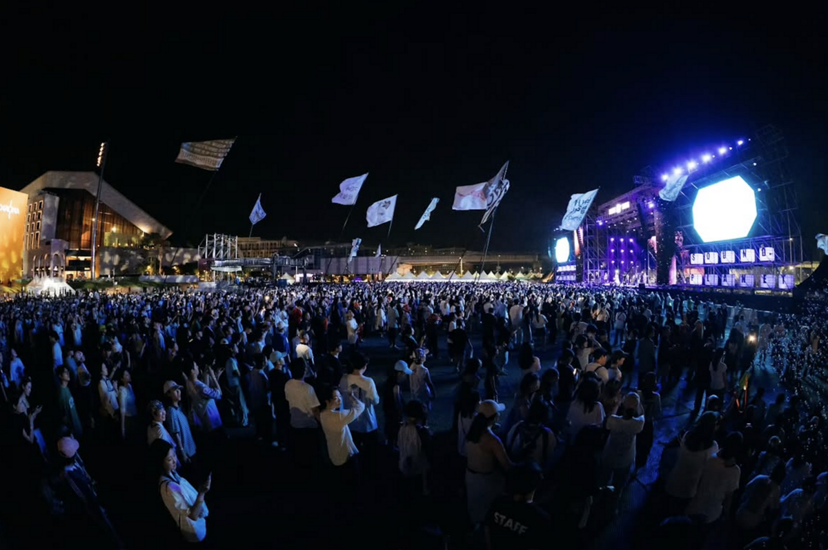 2025년 진행된 사운드 플래닛 페스티벌 밤 공연 현장/ 이미지 출처: 인스타그램 @soundplanetfestival
