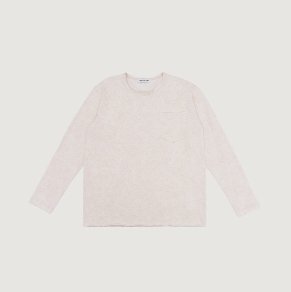 UL LS T-SHIRT 09 CREAM