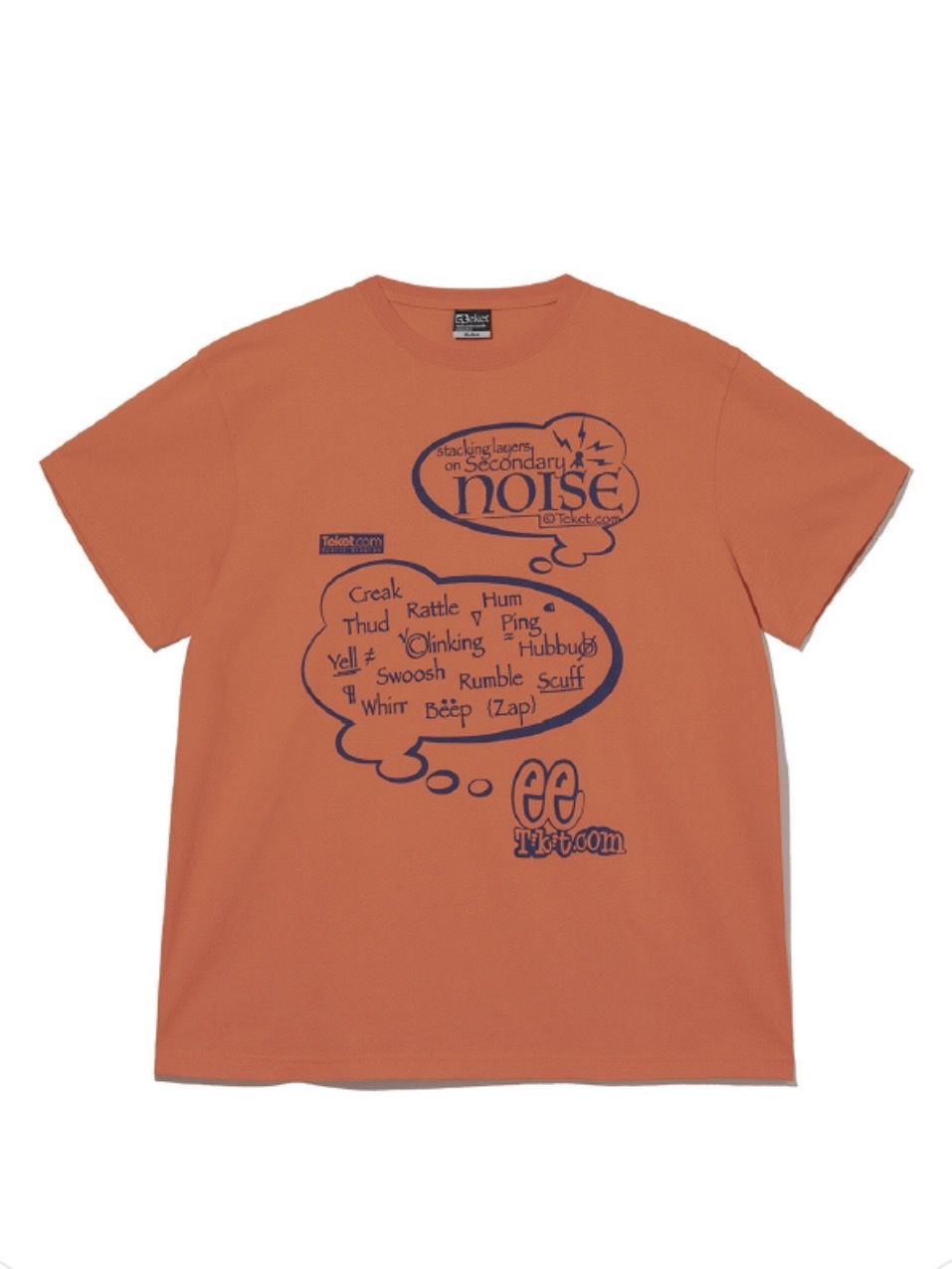 Overthinking Sounds Tee Orange