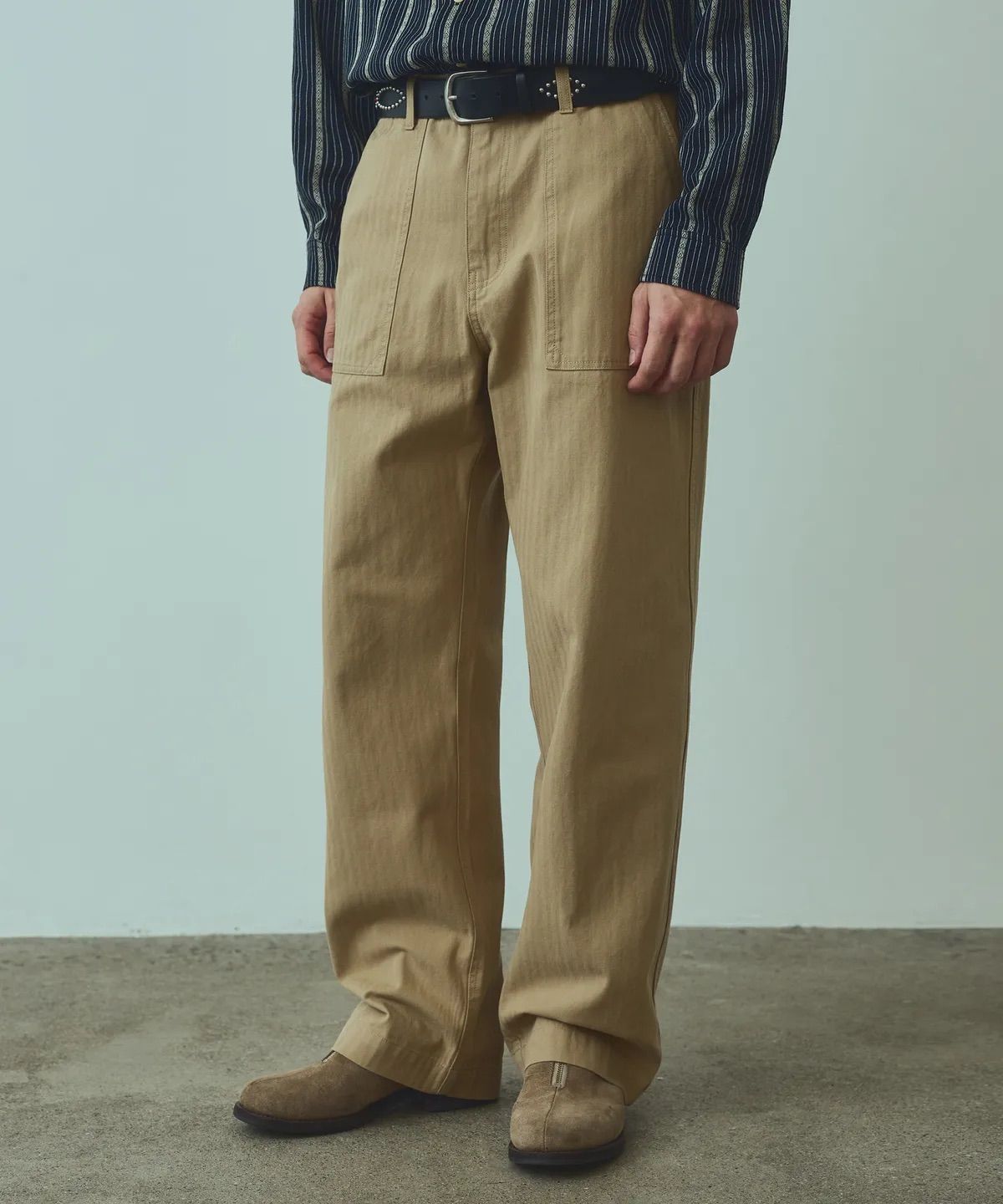 HBT fatigue pants beige