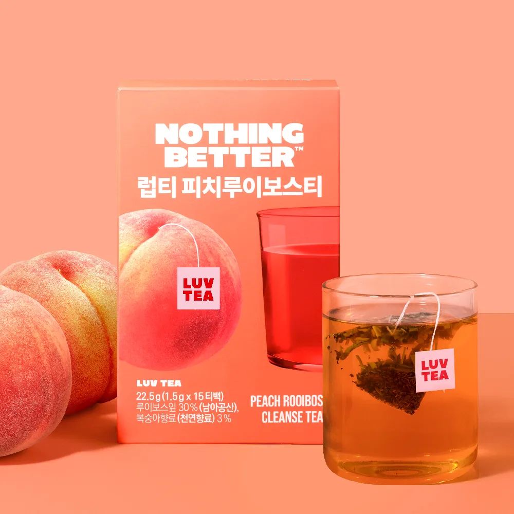 달콤한 럽티 피치 루이보스티