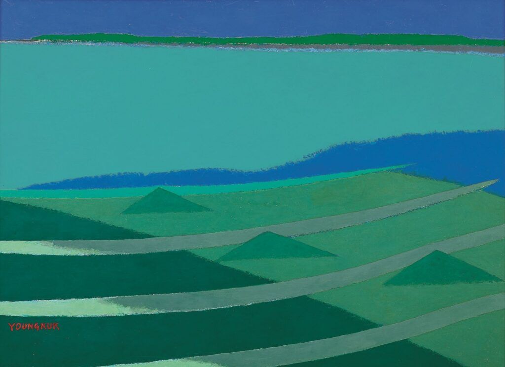 유영국, 'Work', 1982, RM 소장. © Yoo Youngkuk; photo: Chunho An, courtesy the artist and Kukje Gallery.