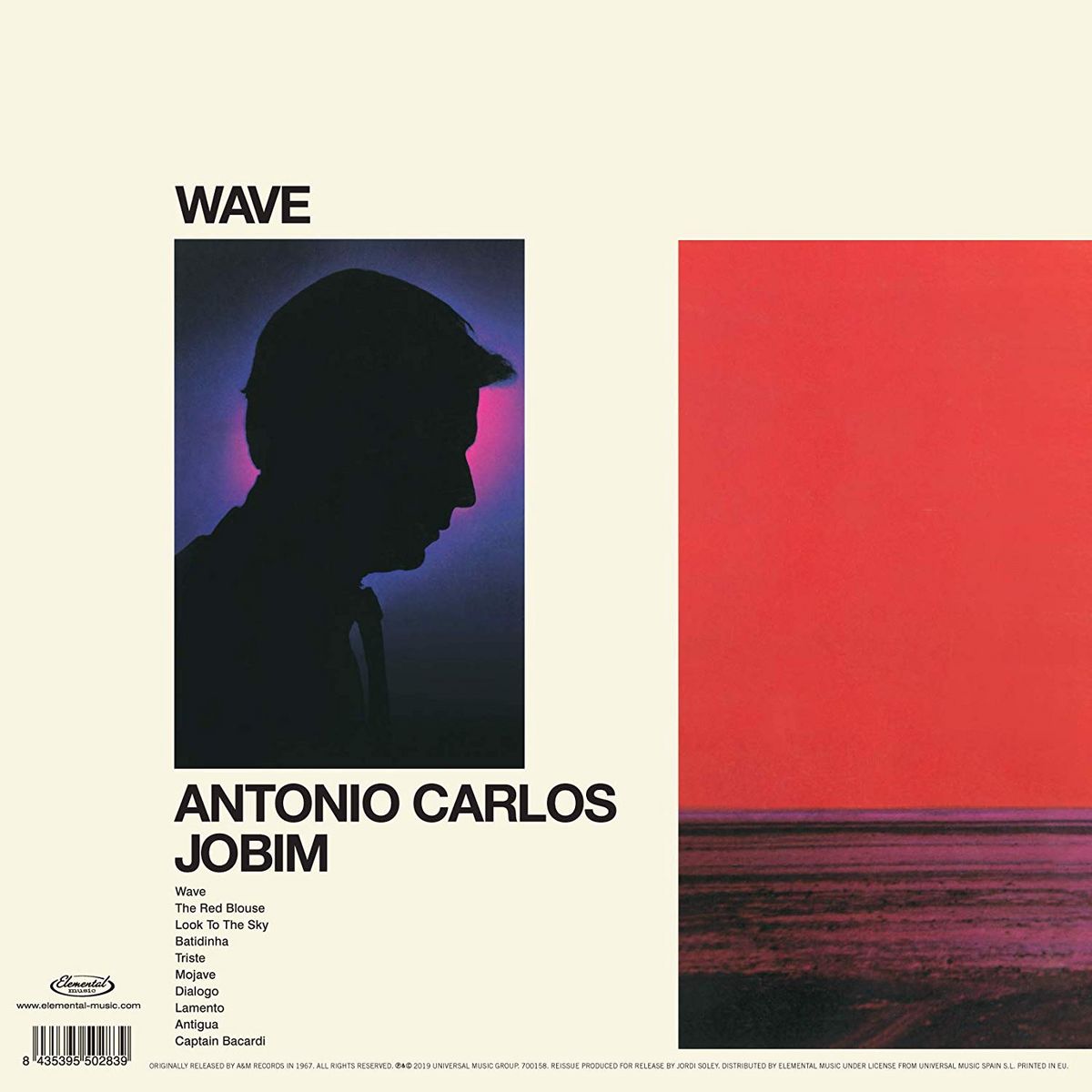 Antônio Carlos Jobim – Wave (1967) 앨범 커버 / 이미지 출처: 해당 레이블