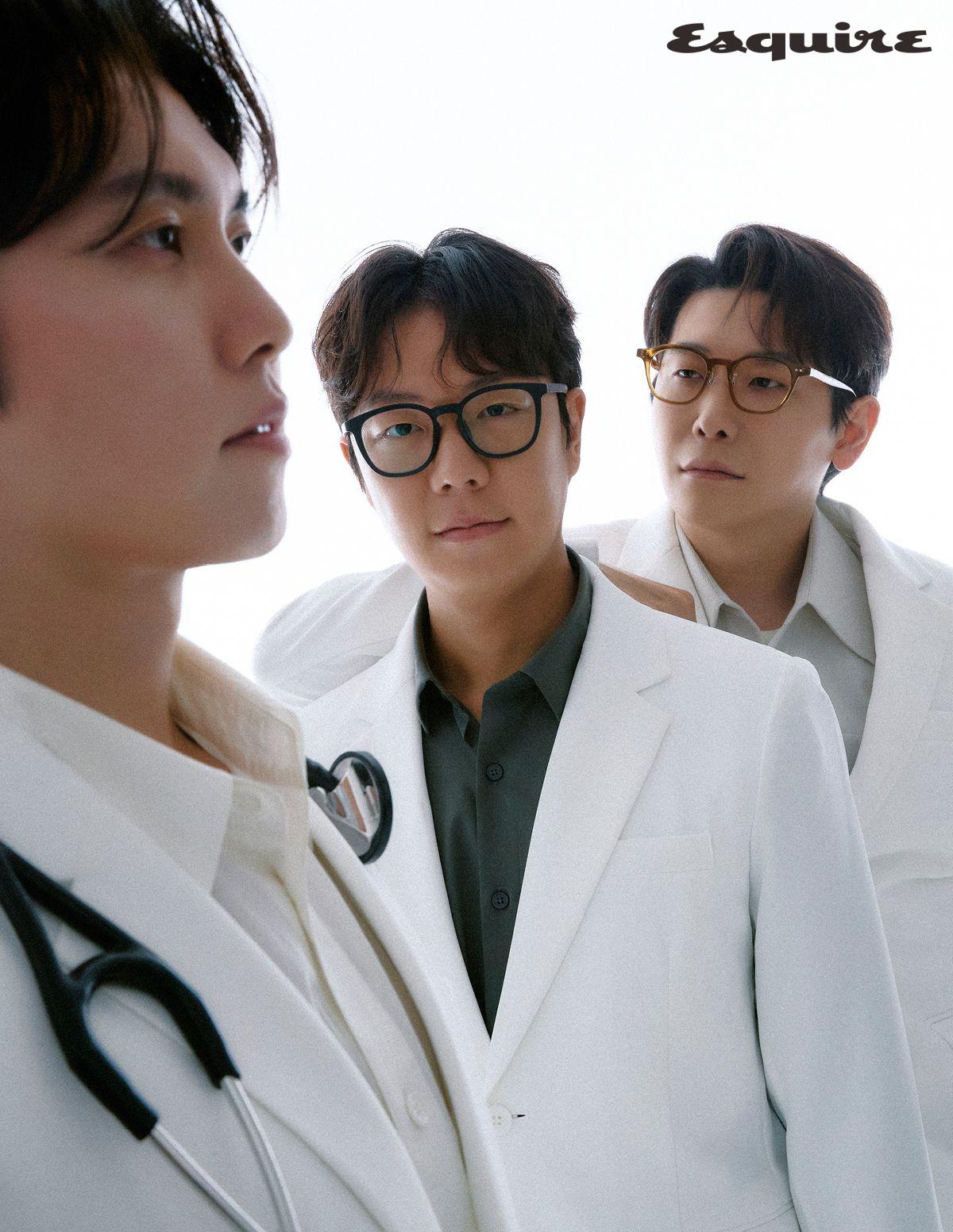 (왼쪽부터) 내과 전문의 우창윤, 작가 겸 이비인후과 전문의 이낙준, 정신건강의학과 전문의 오진승.
