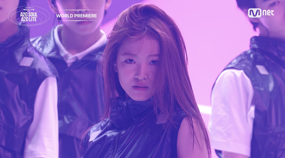 10월 13일 공개된 'WELCOME TO SOULITE From A2O SOUL A2O LITE'에서 아이찡. / 이미지 출처: 유튜브 M2