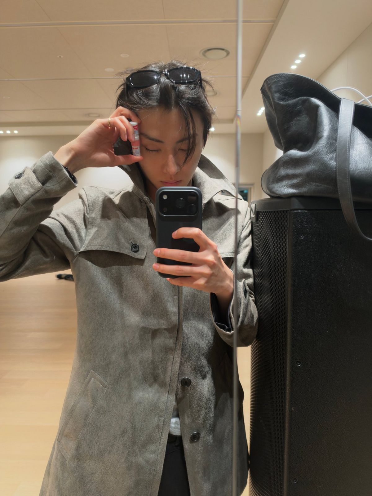 새로 산 야돔을 들고 있는 알파드라이브원 상원. / 이미지 출처: 상원 공식 인스타그램 @sangwonsgram