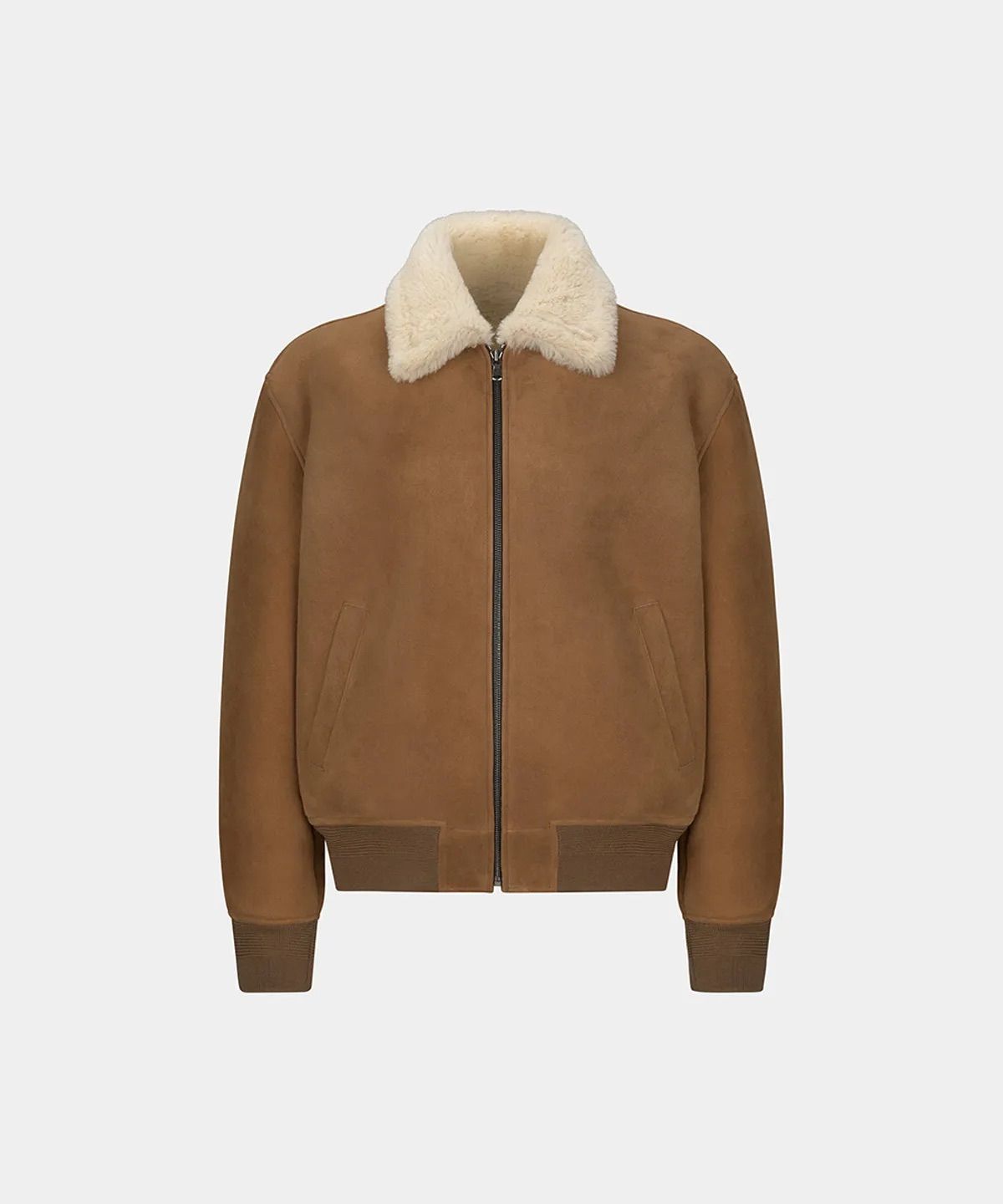 M LAMBSKIN SHEARLING JACKET ? CAMEL
