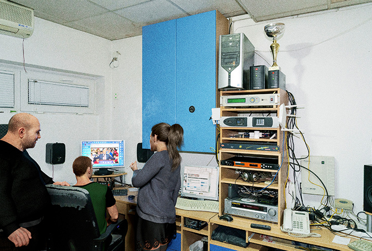 NORTH MACEDONIA. 2020. Veles. Office used to run fake news websites ⓒJonas Bendiksen / Magnum Photos.