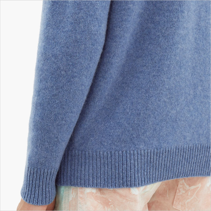 Logo-embroidered cashmere sweater, $895 USD