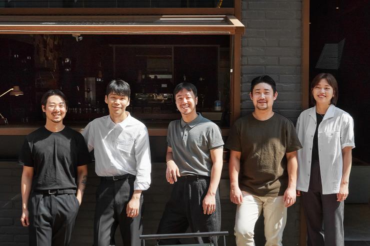 (왼쪽부터) 윤인찬, 원선본, 신은수, 오세민, 임유진.