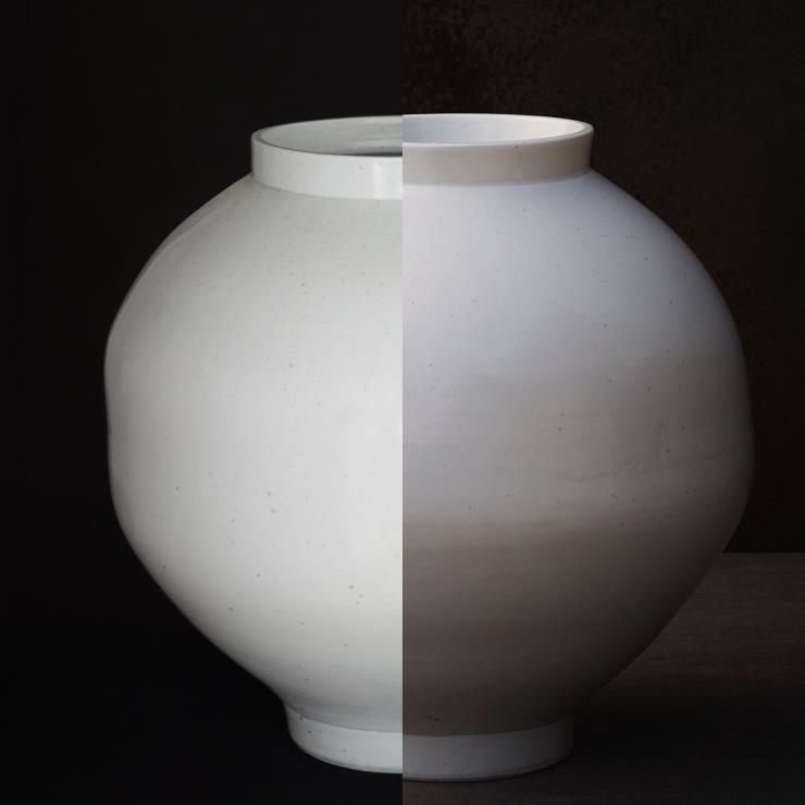 권대섭 작가의 달항아리.