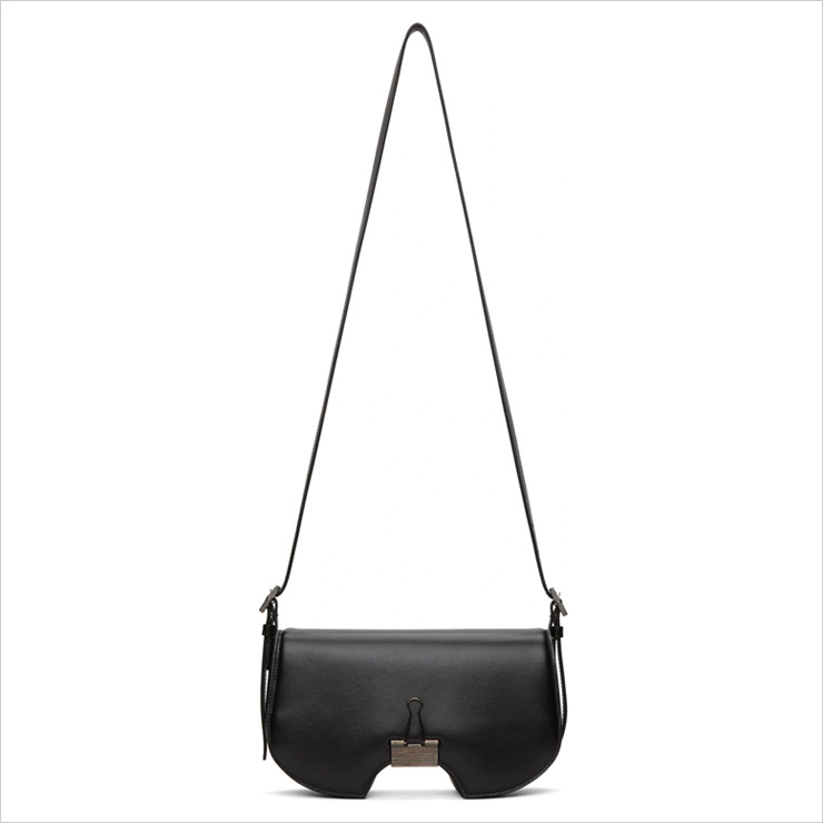 Black Swiss Flap Bag, $1,610 USD