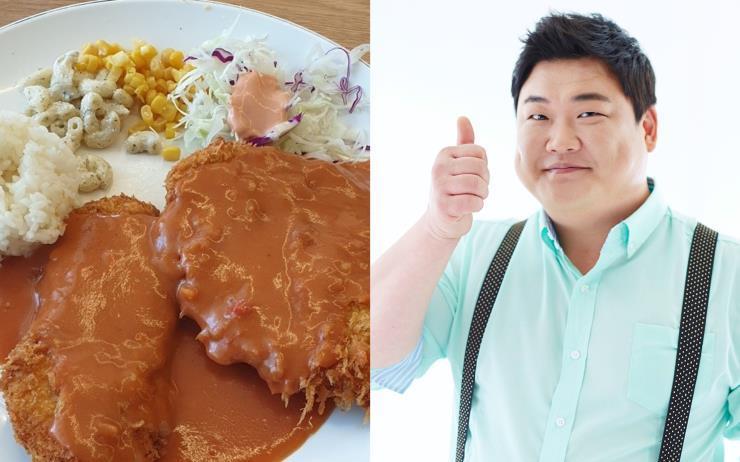 좌: 주양돈까스나라 / 우: 김준현 소속사 공식 홈페이지 ⓒSM C&C