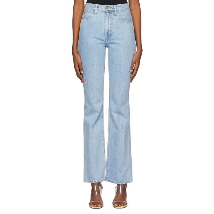 Blue Charlotte Bootcut Jeans, $320 USD