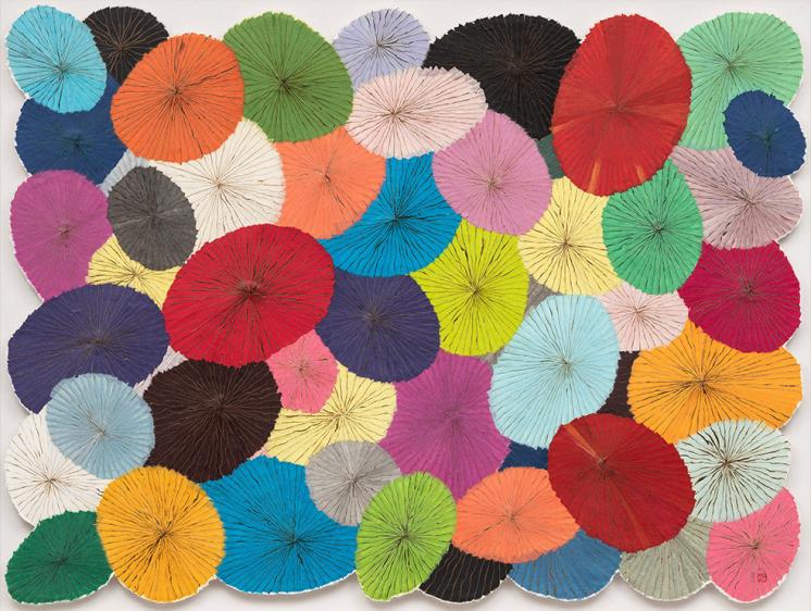 Mixed media on mulberry hanji paper 97x130cm, Courtesy of the artist and Gallery Hyundai.