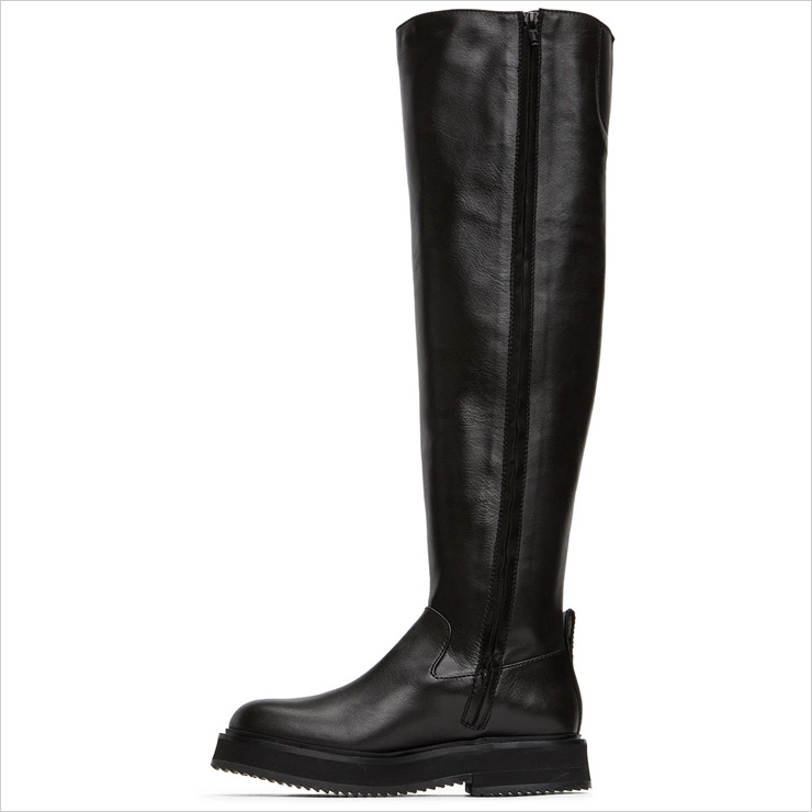 Black British Tall Boots, $990 USD