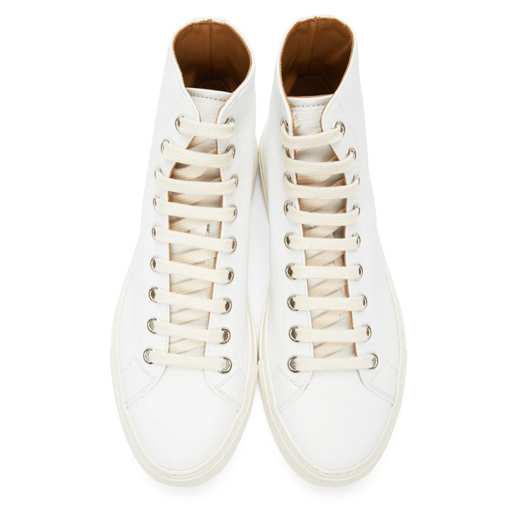 White Tournament High Sneakers, $615 USD
