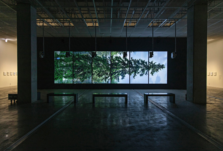 에이샤-리사 아틸라, <수평-바카수오라>, 6채널 비디오, 컬러, 사운드, 6분 3초, 2011. 국립현대미술관 발전 후원 위원회 기증. 국립현대미술관 소장.