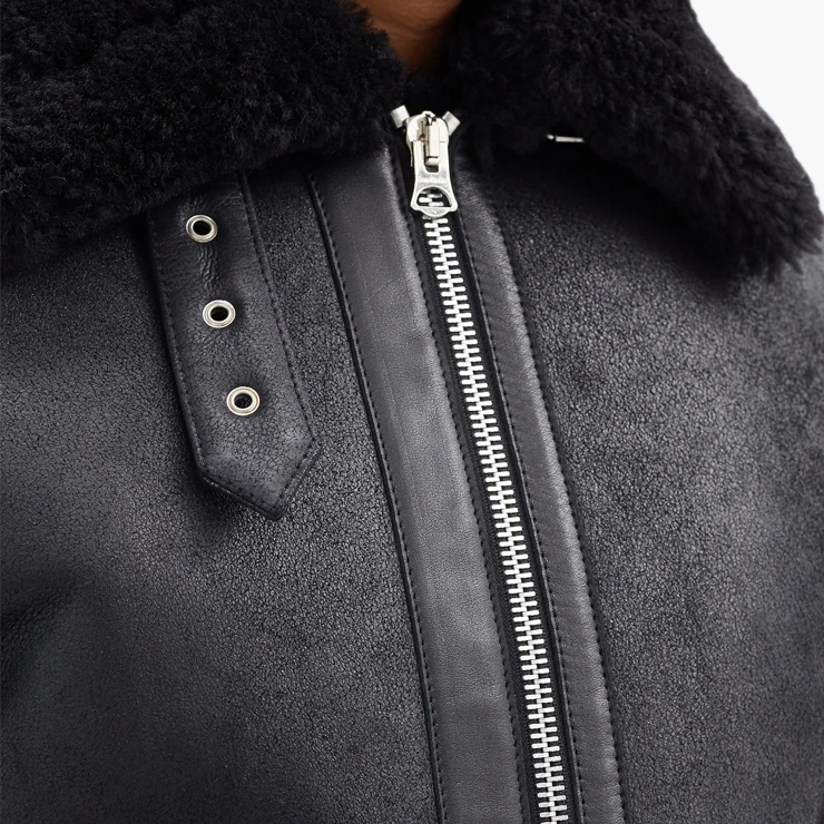 Ian leather and shearling jacket, $2,155 USD