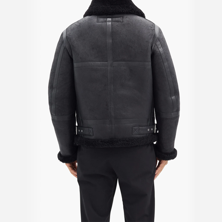 Ian leather and shearling jacket, $2,155 USD