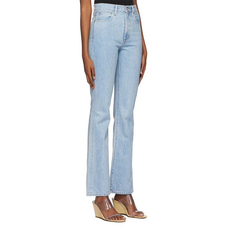 Blue Charlotte Bootcut Jeans, $320 USD