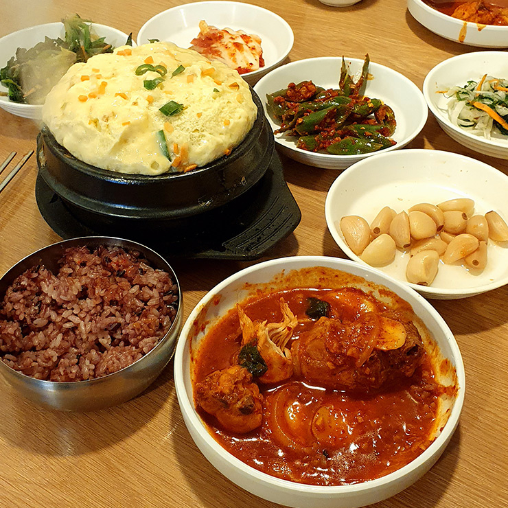 청자 매운 갈비찜