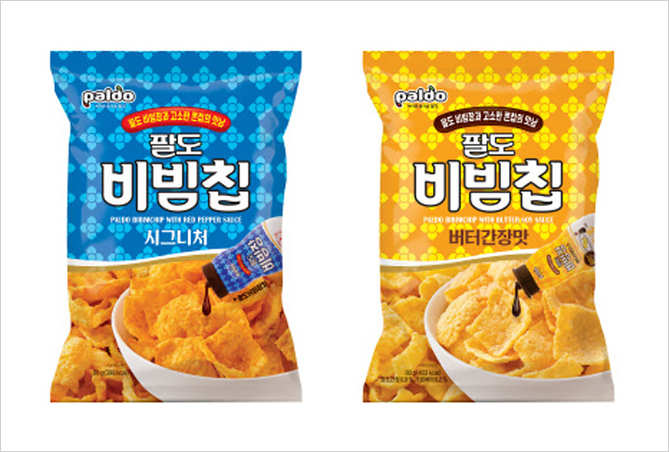 옥수수 칩에서 비빔면 맛이? '팔도비빔칩' 출시