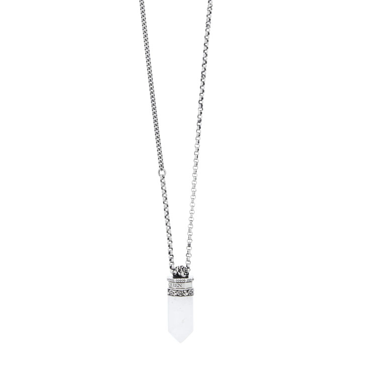 Quartz Pendant Necklace, $486 USD