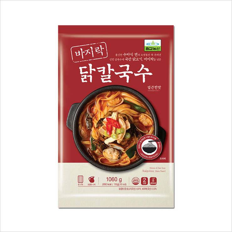 칠갑농산 바지락 닭칼국수
