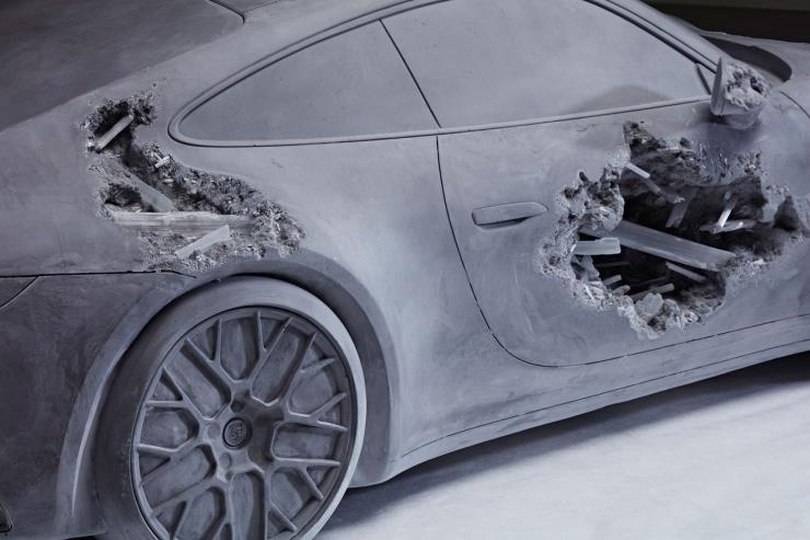 Daniel Arsham_Porsche 911