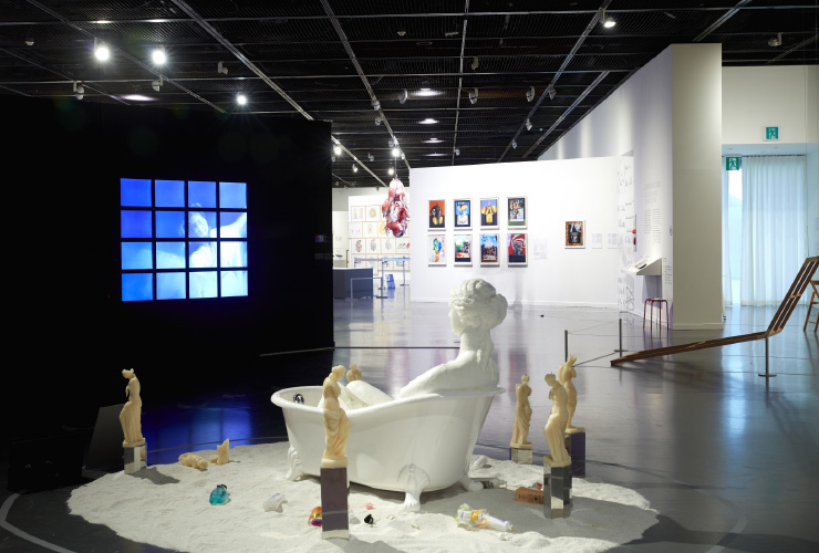 박혜성, 재제작된 ‘나는 너의 침대를 사랑한다-비누 비너스’, 2016. 서울시립미술관제공